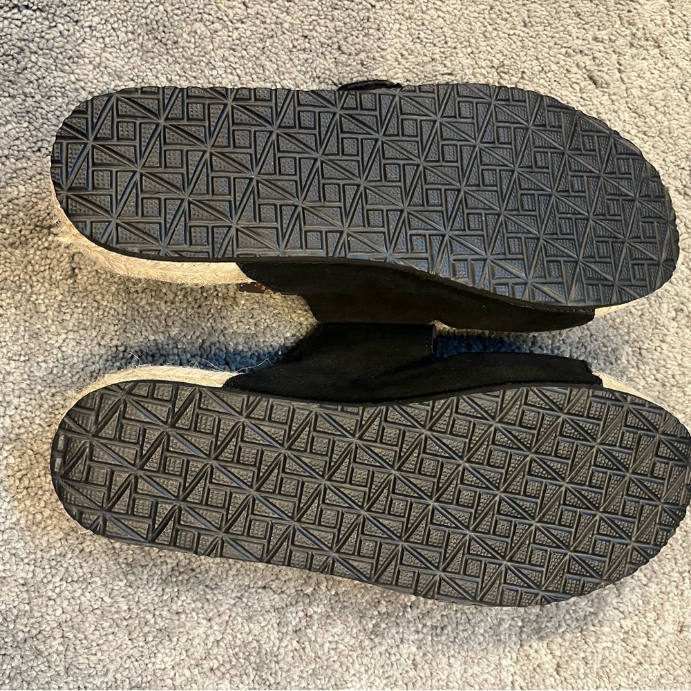 Haute Hippie Black Sandals with Gold Buckles NWT - Picture 3 of 13
